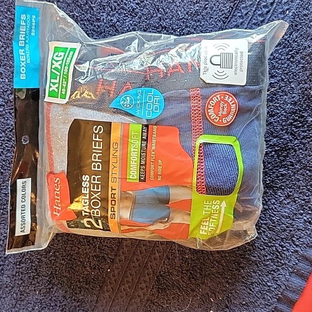 Boxer Briefs 2 Pack Assorted Color XL